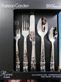 Parisian Garden by Ricci Stainless Flatware Set for 12 Service 60 piece New