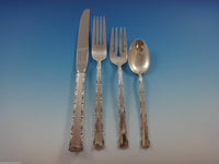 Madrigal by Lunt Sterling Silver Flatware Service For 12 Set 78 Pieces