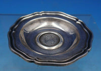 Camusso 925 Sterling Silver Nut Dish Coin In Center 3 1/4" x 3/8" (#6611)