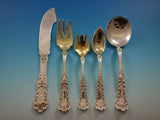 Buttercup by Gorham Sterling Silver Flatware Set For 12 Dinner 286 Pcs with Box