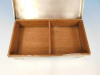 Poole Sterling Silver Cigarette Box with Liner #80 (#2463)