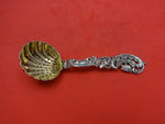 Pierced Design by Durgin Sterling Silver Sugar Sifter Goldwashed 5 3/8"