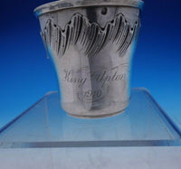 French Sterling Silver Child's Cup / Child's Mug Rococo Design 3" Tall (#3819)