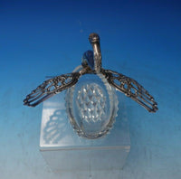 FB German Sterling Silver Crystal Sugar Basket Swan Form w/Movable Wings (#6473)