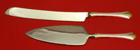 Regency Shell Gold by Lunt Sterling Silver Wedding Cake Set Server 2pc Custom HH