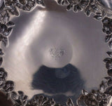 Hunt Sterling Silver Jar w/Stenciled Roses Butterfly and Chrysanthemum Lid #5319