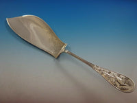 Japanese by Tiffany & Co. Sterling Silver Fish Server w/Geometric Design 12 1/8"