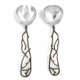 Butterfly Ginkgo by Michael Aram Stainless Steel & Brass Serving Bowl Set New