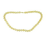 14k Yellow Gold 9mm Golden South Sea Pearl Necklace (#J4573)