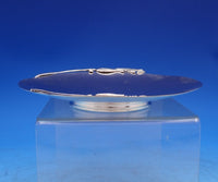 Shreve Sterling Silver Card Tray Round with Floral Edge #11172 6 1/2" (#6984)