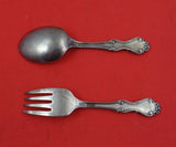 Georgian Shell by Frank Whiting / Concord Sterling Silver Baby Set Orig 4 1/4"