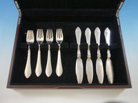 Continental by Georg Jensen Sterling Silver Flatware Ind. Fish Set Service 16 Pc