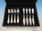 Continental by Georg Jensen Sterling Silver Flatware Ind. Fish Set Service 16 Pc