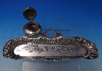 Duke of York by Whiting Sterling Silver Pen Tray with Inkwell #3565 (#7146)