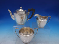 Beaded by Goodnow & Jenks Sterling Silver Tea Set 3 Piece (#6128) Boston