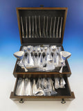 Tjorn by Dansk Sterling Silver Flatware Set for 12 Dinner Service 110 Pcs Rare