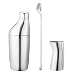 Sky by Georg Jensen Stainless Steel Cocktail Bar Set Shaker Spoon & Jigger - New