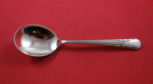 Orchid by International Sterling Silver Cream Soup Spoon 6"