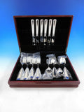 Perlinato by Fina Italy Sterling Silver Flatware Set Service 30 pieces Perles Dn