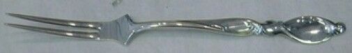 Silver Swirl by Wallace Sterling Silver Spinach Fork Custom Made 7 3/4"