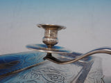 Lap Over Edge Acid Etched By Tiffany & Co. Sterling Silver Chamber Stick (#4612)