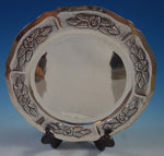 Aztec Rose by Maciel Mexican Sterling Silver Charger Plate 11" 17.7 ozt. (#1758)