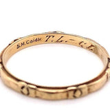 14k Yellow Gold Wedding Band Ring Jewelry (#J5728)