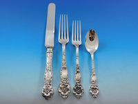 Wild Rose by Watson Sterling Silver Flatware Set 12 Service 101 Pieces Dinner