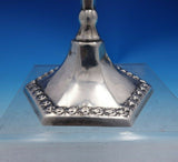 Judaica by Hazorfim Sterling Silver Candlestick Pair 9 1/4" x 4 1/2" (#4070)