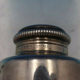 Gorham Sterling Silver Inkwell Glass Lined 1 1/2" x 1 1/2" Monogram (#6610)
