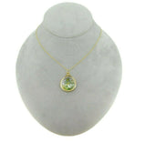 Vintage Shaker Locket 12K Gold Filled Gemstones Pendant