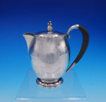 Georg Jensen Sterling Silver Cream Pitcher Hand Hammered 3-D Finial #34A (#3349)
