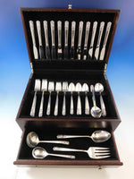 Mansion House by Heirloom Oneida Sterling Silver Flatware Set 12 Service 64 pcs
