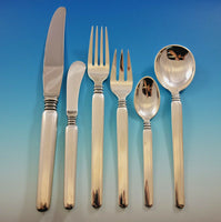 Windsor by Sorensen Sterling Silver Danish Flatware Set Service 77 Pcs Dinner