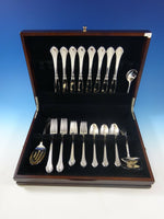 French Regency by Wallace Sterling Silver Flatware Set For 8 Service 37 Pieces