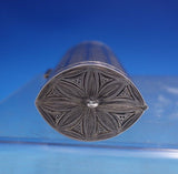 Austrian .935 Silver Compact with Gold Washed Interior Engraved 3 3/8" (#7011)