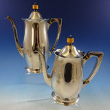 Antique by Wallace Sterling Silver Tea Set 5pc (#2644)