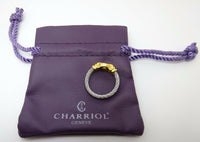 Charriol 18k Yellow and Steel Genuine Natural Diamond Ring (#J3230)