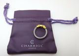 Charriol 18k Yellow and Steel Genuine Natural Diamond Ring (#J3230)