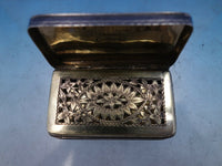 Joseph Willmore English Georgian Sterling Silver Vinaigrette Birmingham (#6740)