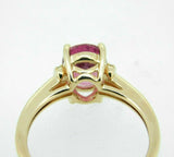 14k Rose Gold Genuine Natural Rubellite Tourmaline Ring (#J5114)