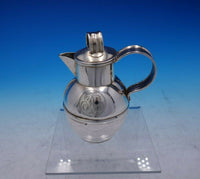 MG Mexican Sterling Silver Cream Pitcher / Oil Cruet with Cover 4 1/4" (#3847)