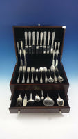 Milburn Rose by Westmorland Sterling Silver Flatware Set For 8 Service 71 Pieces
