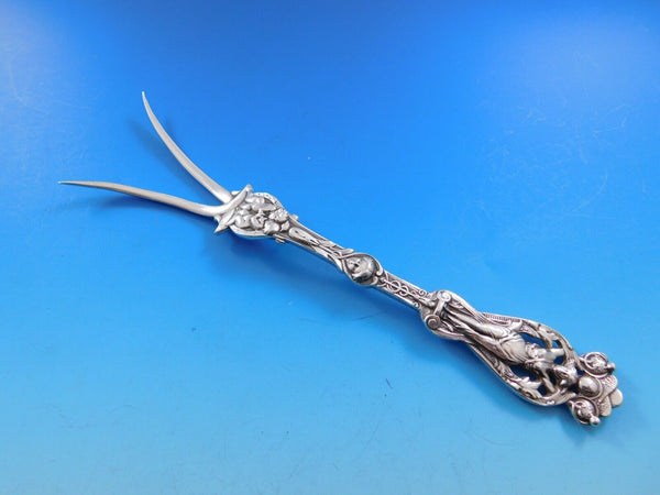 Art Nouveau by Unknown Sterling Silver Baked Potato Fork 8" Figural Server