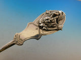 Art Silver by John Cook Sterling Silver Ice Cream Server 3D Medallion NY 1855-80