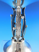 Fina Sterling Silver Compote Raised #307 Modern Beaded (#2391)