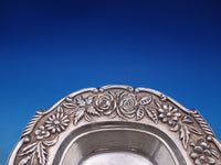 Repousse by Kirk Sterling Silver Covered Butter Dish w/ glass liner (#7316)