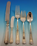 Victorian by Durgin Sterling Silver Flatware Set for 8 Service 50 pieces