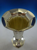 Barbour Co Monumental Sterling Silver Trumpet Vase Engraved 18" (#1349)