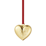 2022 Georg Jensen Christmas Holiday Ornament Heart Gold - New - 10020120